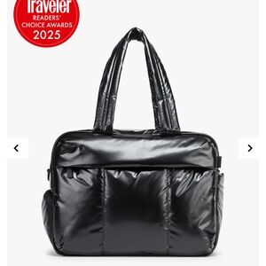 New $138 Cal Pak Luka Duffel Tote Travel Bag in Glazed Black NWT